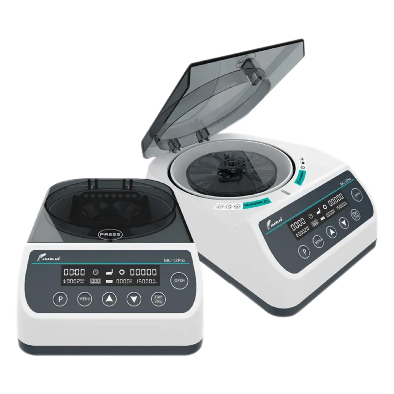 Centrifuga de Alta Velocidad MC-12Pro 12000 RPM Hematocrito, Tubos Tipo Eppendorf, Tres Rotores Incluidos.