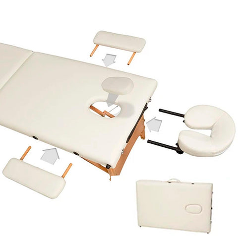 Camilla para Masajes De 3 Cuerpos Portátil.
