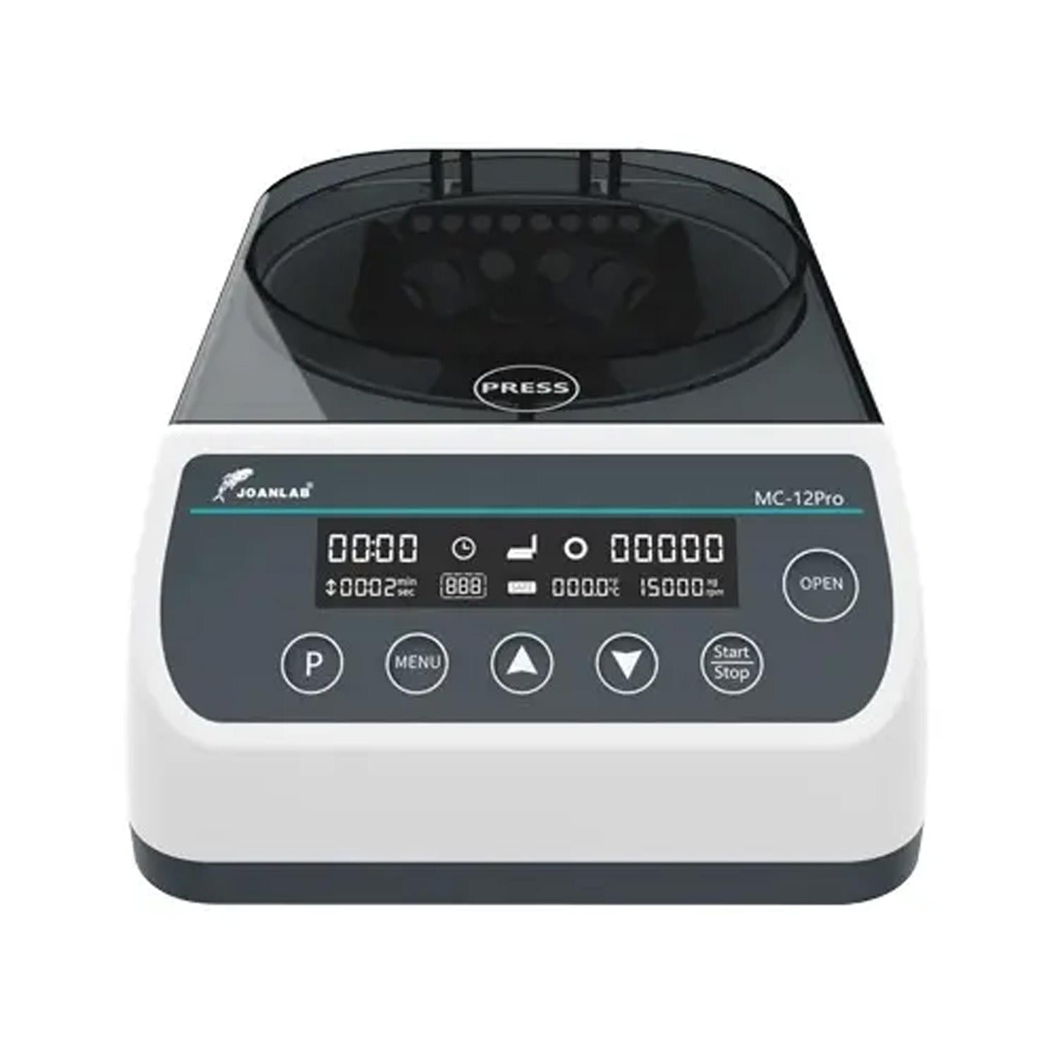 Centrifuga de Alta Velocidad MC-12Pro 12000 RPM Hematocrito, Tubos Tipo Eppendorf, Tres Rotores Incluidos.