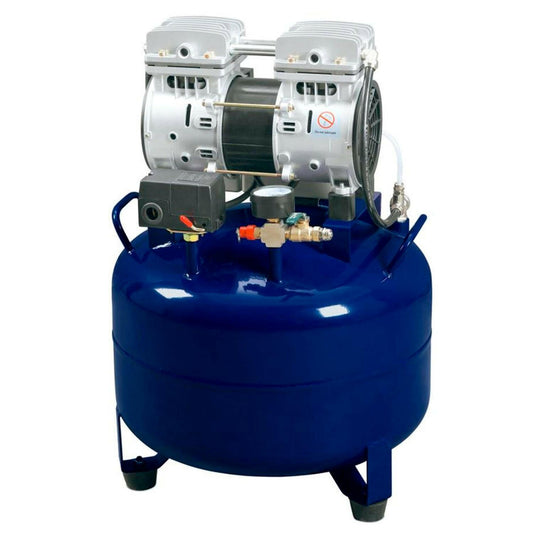 Compresor Dental silencioso 1.5HP 30Litros.