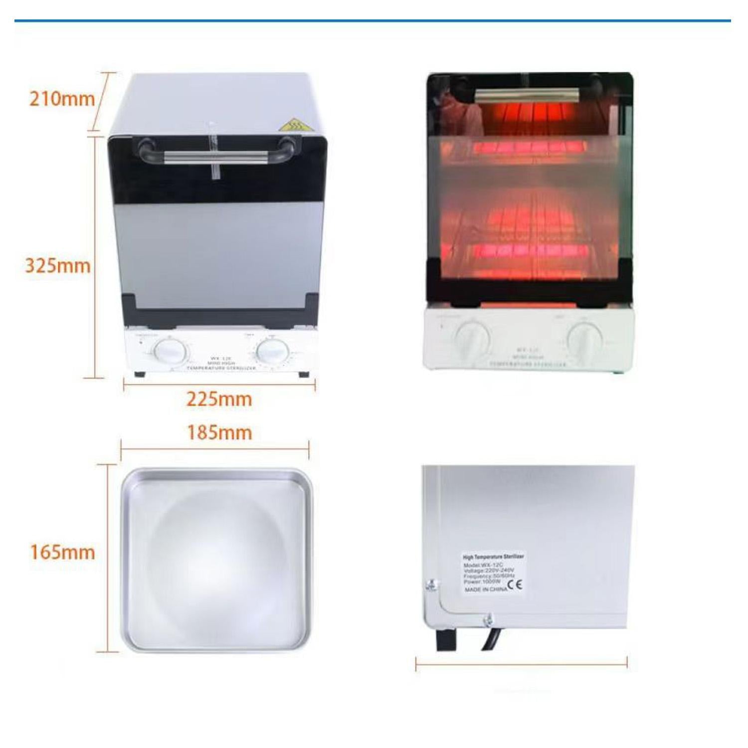 Esterilizador profesional 1000W 12L.