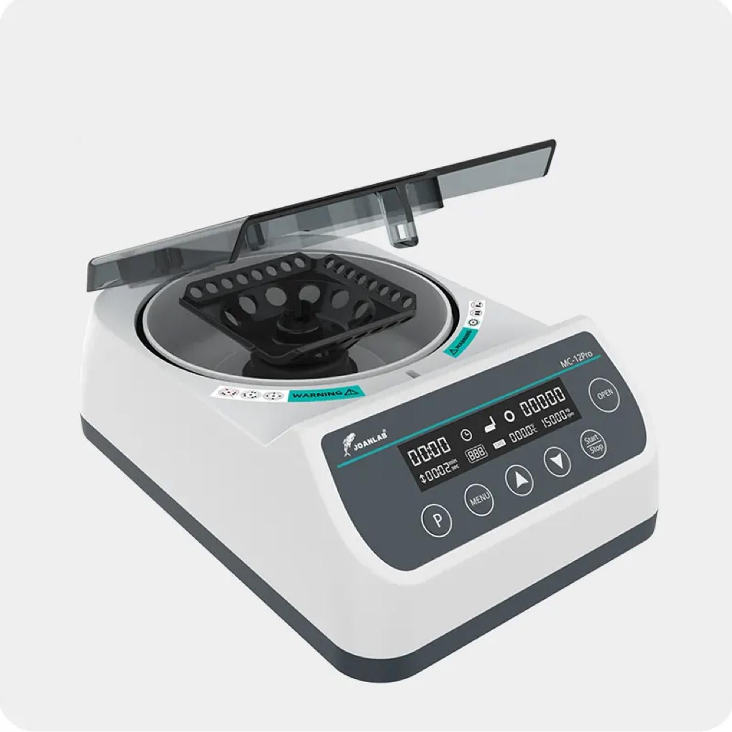 Centrifuga de Alta Velocidad MC-12Pro 12000 RPM Hematocrito, Tubos Tipo Eppendorf, Tres Rotores Incluidos.