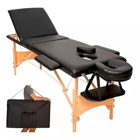 Camilla para Masajes De 3 Cuerpos Portátil.